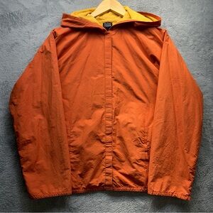 Eileen Fisher Vibrant Orange Windbreaker women’s small petite